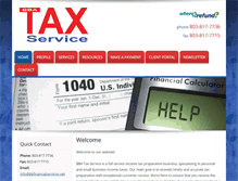 Tablet Screenshot of bbataxservice.com